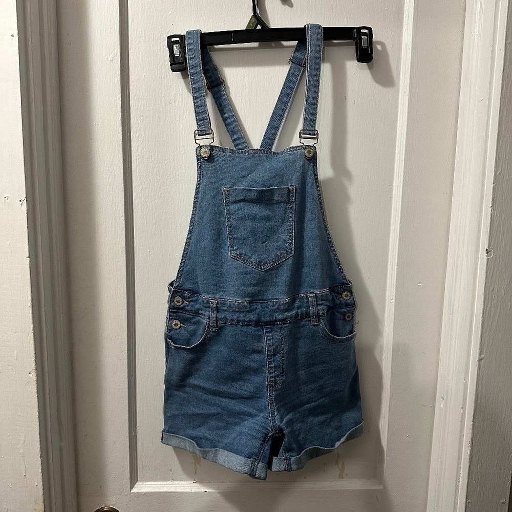 Papaya Denim Short Overalls in L